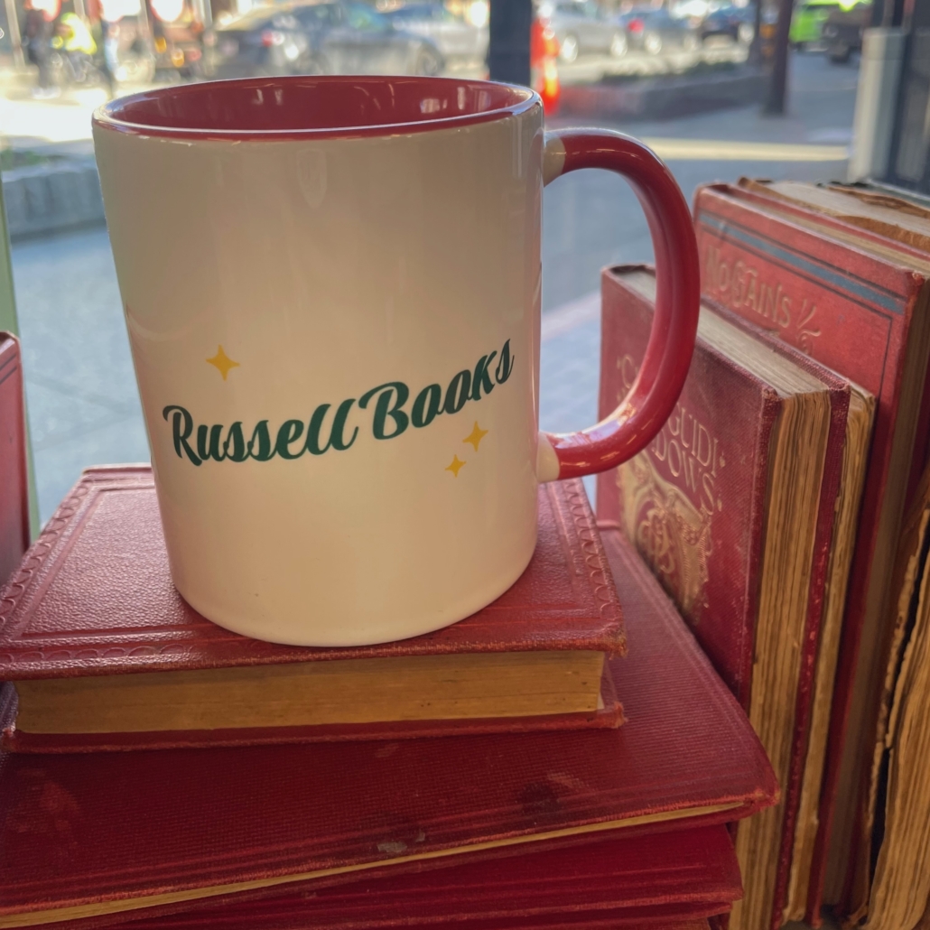 red holiday mug